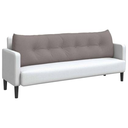 Възглавница за гръб Таупе 180 x 24 x 50 см текстил