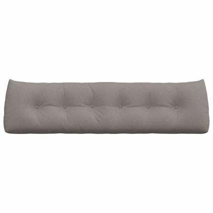 Възглавница за гръб Таупе 180 x 24 x 50 см текстил