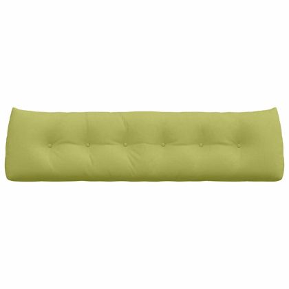 Възглавница за гръб Светло зелено 180 x 24 x 50 см текстил