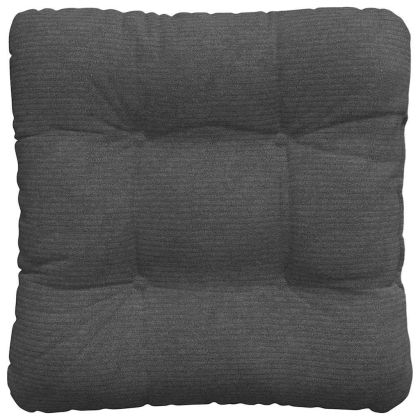 Възглавници за седалки 4 pcs Тъмен сив 40 x 40 cm
