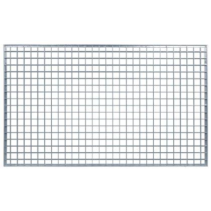 Решетка Сребрист 30 x 30 x 2 см Горещо поцинкована стомана