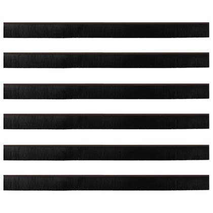 Самозалепващи се четки за уплътняване на врати 6 pcs Кафяво