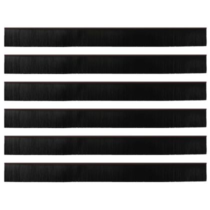 Самозалепващи се четки за уплътняване на врати 6 pcs Кафяво