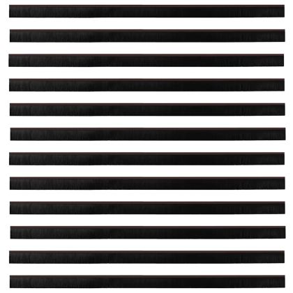 Самозалепващи се четки за уплътняване на врати 12 pcs Кафяво