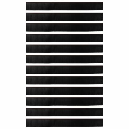 Самозалепващи се четки за уплътняване на врати 12 pcs Кафяво