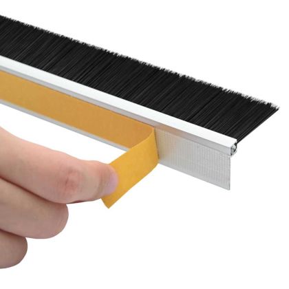 Самозалепващи се четки за уплътняване на врати 12 pcs Сребрист