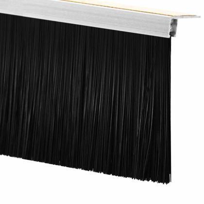 Самозалепващи се четки за уплътняване на врати 12 pcs Сребрист