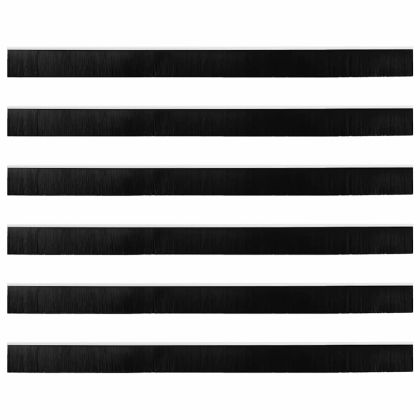 Самозалепващи се четки за уплътняване на врати 6 pcs Бяло