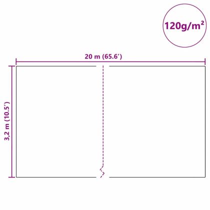 Флийс за защита на растения от замръзване Зелен 20 x 3,2 м