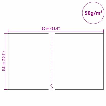 Флийс за защита на растения от замръзване Бежово 20 x 3,2 м