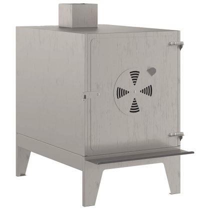 Къмпинг печка 35x50x60 cm Кортен стомана