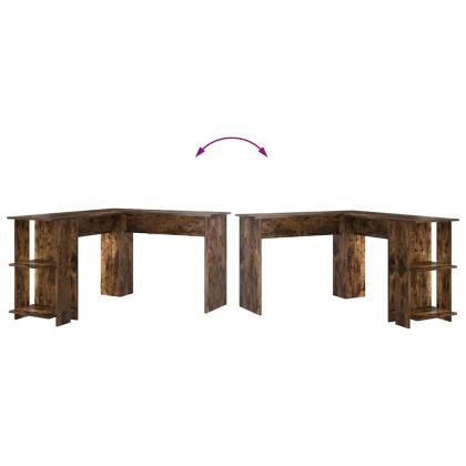 Ъглово бюро Димян дъб 140 x 113,5 x 75 см Инженерно дърво