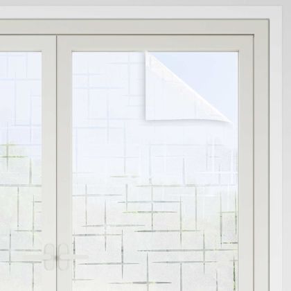 Статично прозорчно фолио Шаблон със звезди 45 x 500 см ПВЦ