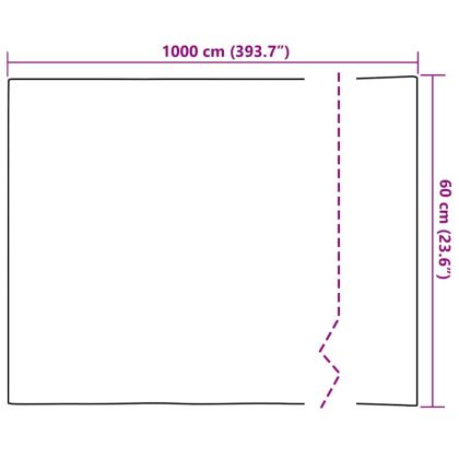 Статично прозорчно фолио 3D дъгов модел 60 x 1000 cm ПВЦ