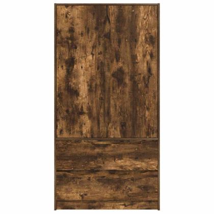 Шкаф за баня Димян дъб 79,5 x 49 x 156 см Инженерно дърво