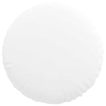 Възглавници за седалки 2 pcs Бяло Ø40 x 13 см текстил