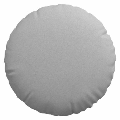 Възглавници за седалки 2 pcs Облачно сиво Ø80 x 29 см текстил