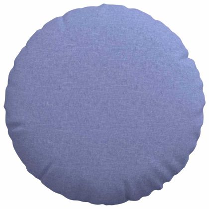 Възглавници за седалки 2 pcs Дънково син Ø80 x 29 см текстил