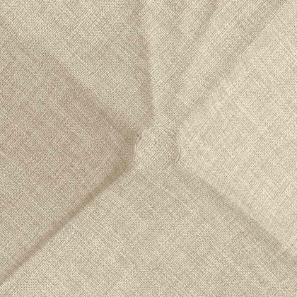Възглавници за седалки 4 pcs Крем 40 x 40 x 12 см текстил