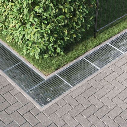 Решетка Сребрист 60 x 40 x 2 cm Горещо поцинкована стомана