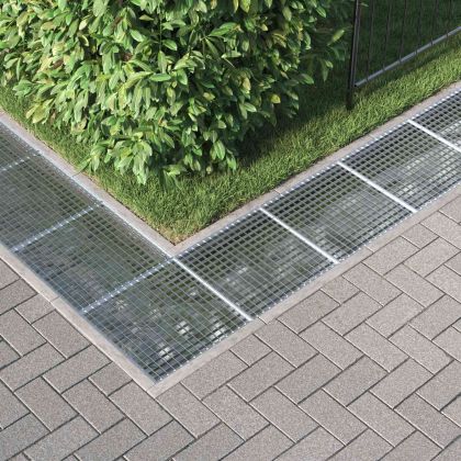 Решетка Сребрист 50 x 50 x 2 cm Горещо поцинкована стомана