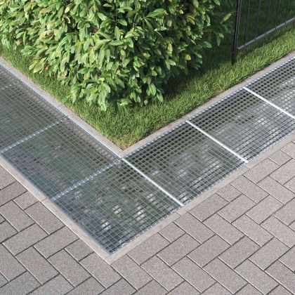 Решетка Сребрист 60 x 60 x 2 cm Горещо поцинкована стомана