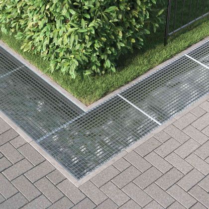 Решетка Сребрист 100 x 60 x 2 cm Горещо поцинкована стомана