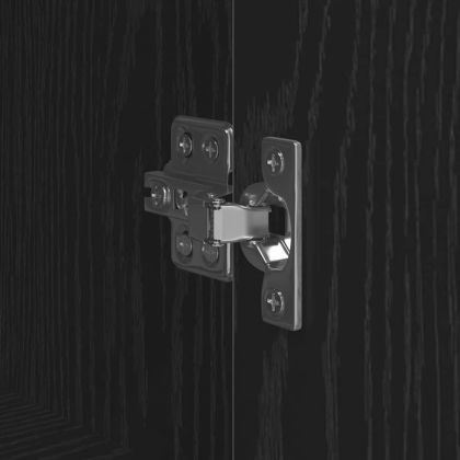 Висок шкаф Черния дъб 62 х 32 х 106,5 см Инженерно дърво