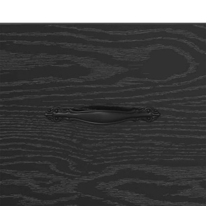 ТВ шкаф с чекмедже Черен дъб 150 x 36 x 30 см Инженерно дърво