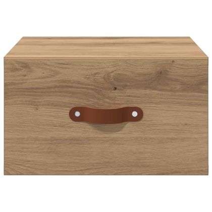 Стенен шкаф за нощно шкафче Дъб 35 x 35 x 20 см Инженерно дърво