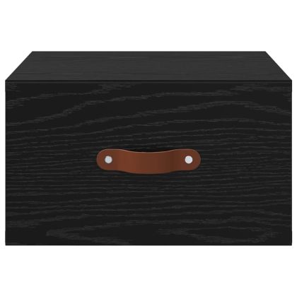 Стенен шкаф за нощно шкафче Черния дъб 35 x 35 x 20 см