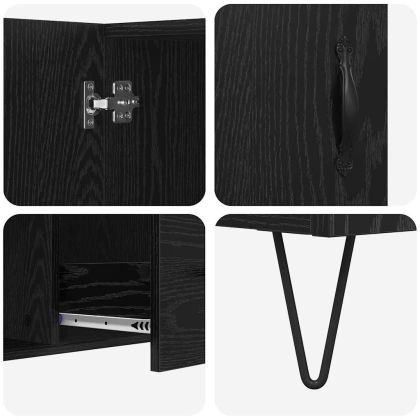 Служебен шкаф Черния дъб 100 x 36 x 60 см Инженерно дърво