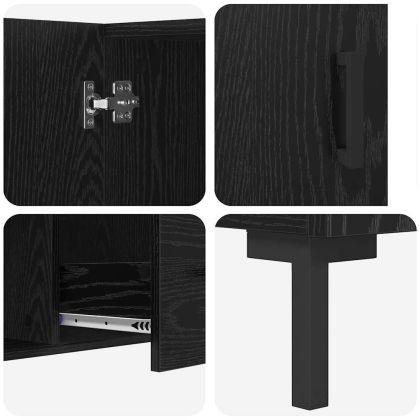 Служебен шкаф Черния дъб 100 x 36 x 60 см Инженерно дърво