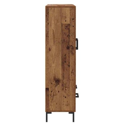 Висок шкаф Старо дърво 69,5 x 31 x 115 см Инженерно дърво