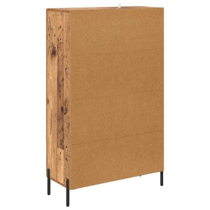 Висок шкаф с чекмедже Corona Старо дърво 69,5 x 31 x 115 см