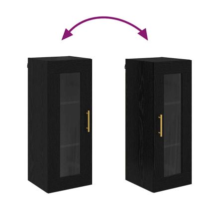 Стенен шкаф Черния дъб 34,5 x 34 x 90 см