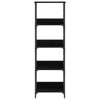 Рафт за книги Черния дъб 50 x 33 x 153 см Инженерно дърво