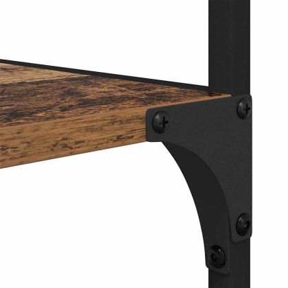 Рафт за книги Старо дърво 50 x 33 x 188,5 см Инженерно дърво