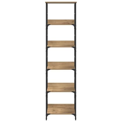 Рафт за книги Дъб 50 x 33 x 188,5 см Инженерно дърво