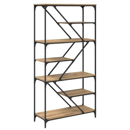 Рафт за книги Дъб 91 x 36 x 176 см Инженерно дърво