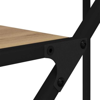 Рафт за книги Дъб 91 x 36 x 176 см Инженерно дърво