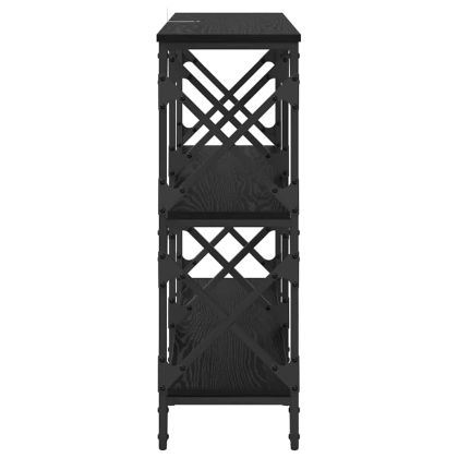 Конзолна маса Черния дъб 100 x 28 x 80,5 см Инженерно дърво