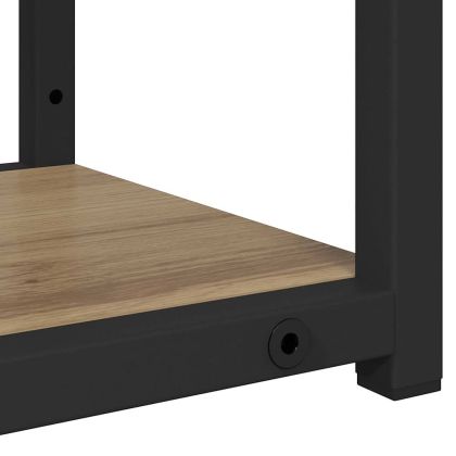 Стенен рафт с рафт Дъб 60 x 21 x 78,5 cm Инженерно дърво