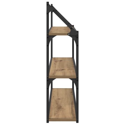 Стенен рафт с рафт Дъб 80 x 21 x 78,5 cm Инженерно дърво