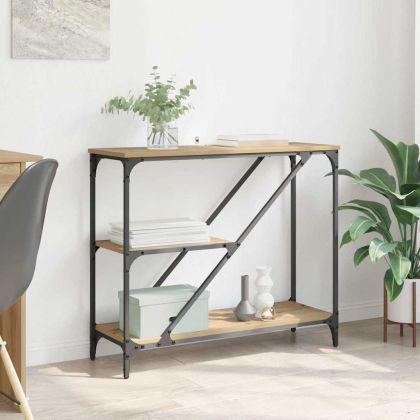 Конзолна маса Дъб 88,5 x 30 x 75 см Инженерно дърво