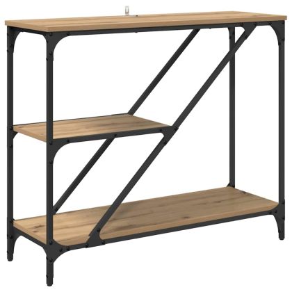 Конзолна маса Дъб 88,5 x 30 x 75 см Инженерно дърво