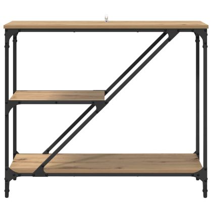 Конзолна маса Дъб 88,5 x 30 x 75 см Инженерно дърво