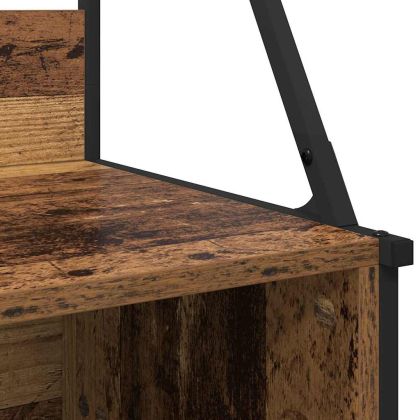 Държач за дрехи Старо дърво 100 x 41 x 184 см Инженерно дърво