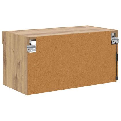 ТВ шкаф Монтиране на стена Дъб 60 x 30 x 30 cm Инженерно дърво