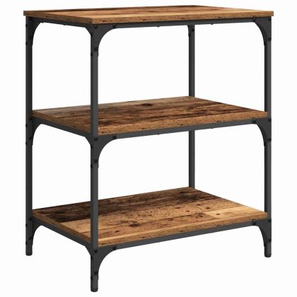 Кухненска количка Старо дърво 60 x 41 x 76 см Инженерно дърво